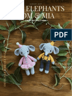 Baby Elephants Tom & Mia: - Crochet Pattern