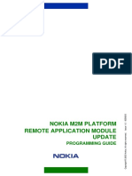 Nokia M2M Platform Remote Application Module Update: Programming Guide