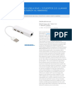 ADAPTADOR DE RED USB A RJ45 3 PUERTOS 2.O. LLAMAR A RANDY... - Bachecubano