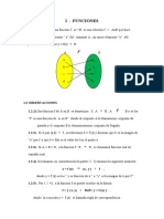 Funciones matemáticas y sus dominios y rangos