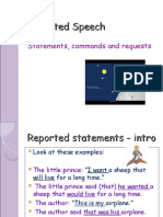Reported Statements Commands and Requests Presenta Grammar Guides - 19333