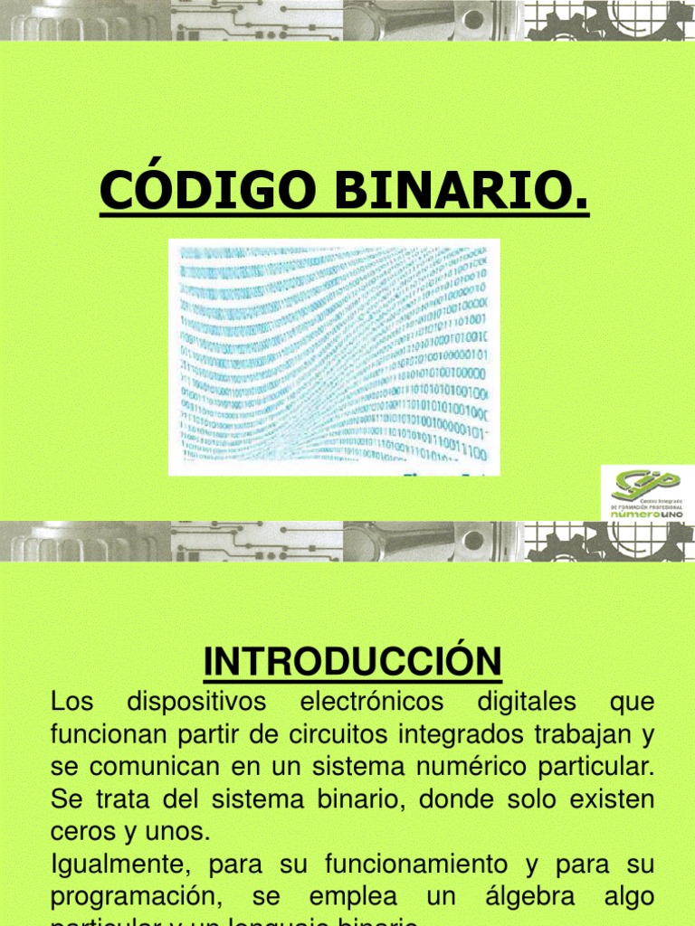 Introducción al Código Binario | PDF | Sustracción | Poco