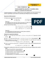 Canal Tuciencia 2.0 Unidad Iii: Elementos de Geometría Analítica Y Álgebra Lineal SEMANA #11: Ecuación de La Línea Recta