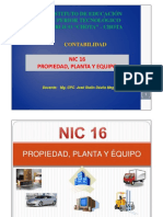 Contabilidad NIC 16 Propiedad Planta y Equipo