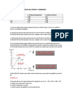 Ejemplos y Ejercicios de Oferta y Demanda1