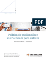 Politicas Editoriales en Español