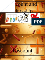 Discount and Mark-Up