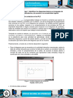Evidencia Informe Desarrollar Diagramas de Contactos en Los PLC vs2 PDF