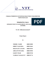 Introduction To Nanoscience and Nanotechnology (ECE1006)