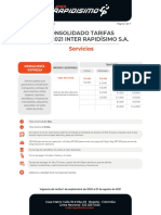 Tarifas Mensajeria Carga 2021 PDF