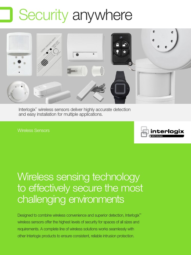Wireless Devices Brochure Pdf Sensor Equipment