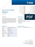 TX E221 Recessed Door Window Sensor Datasheet Web PDF