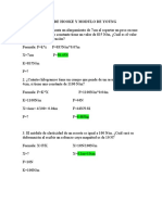 Ley de Hooke y Modulo de Young