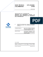 GUÍA TÉCNICA GTC-ISO - IEC COLOMBIANA PDF Descargar Libre