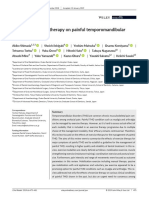 Effects of Exercise Therapy On Painful Temporomandibular