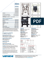 Bomba YAMADA NDP-25 - Data - Sheet