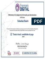 Certificado Tienda Virtual PDF