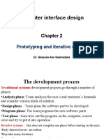 Computer Interface Design: Prototyping and Iterative Design
