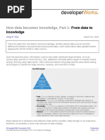 How data becomes knowledge, Part 1 From data toknowledge 7p