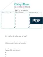 Self Love Worksheet PDF
