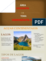 Características de lagos y ríos continentales