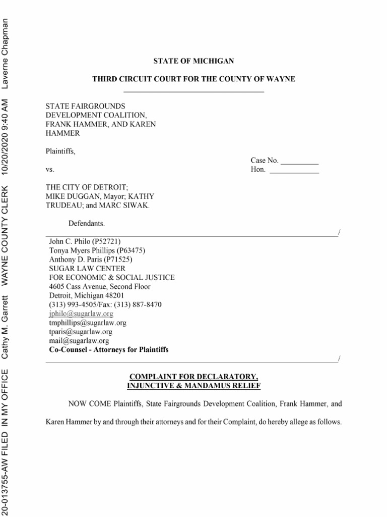 Complaint FileStamped | PDF