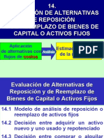 IE-14 (Evaluación de Alternativas de Reposición y de Reemplazo de Bienes de Capital)