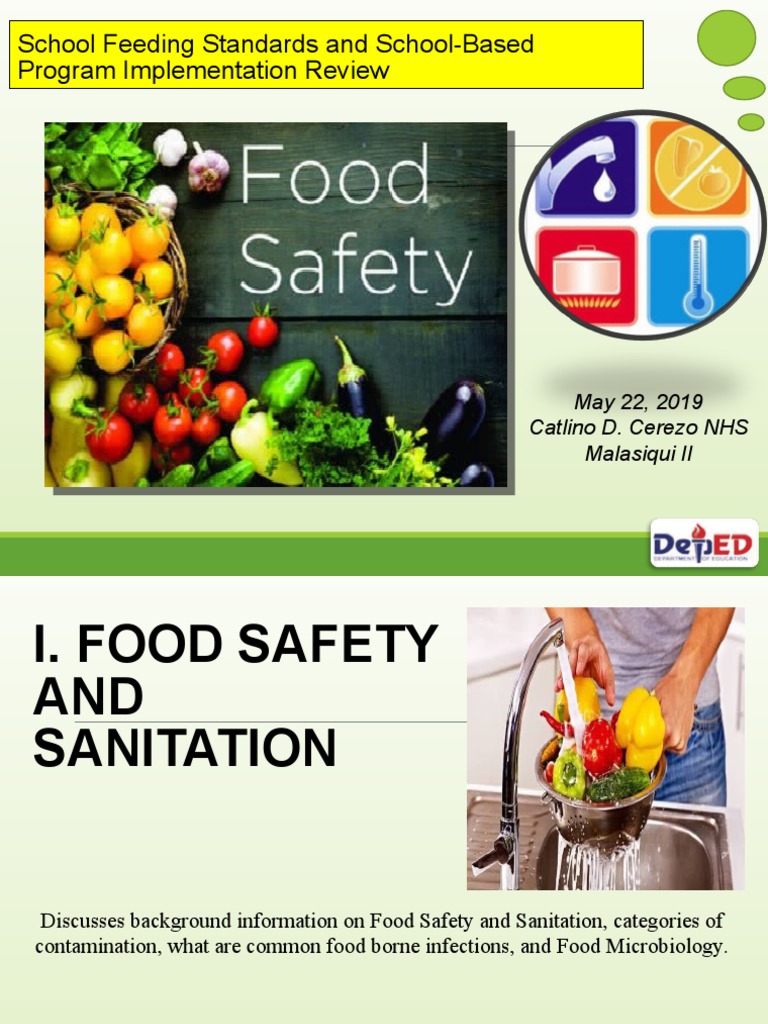 Food Safety Standards for School Canteens | PDF | Food Safety ...