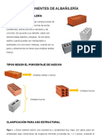 Componentes de albañilería_Ladrillos y Mortero_Construcciones II