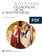 Opere Filosofiche, Teologiche e Matematiche by Niccolò Cusano, A C. Di E. Peroli PDF