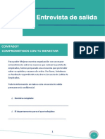 Formato de Entrevista Salida, PDF PDF