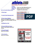 Non-Spinal Loading Workout For Sport