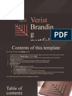 Verist Branding Portfolio by Slidesgo