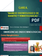 Manejo Odontologico de Diabetes y Ematologicas