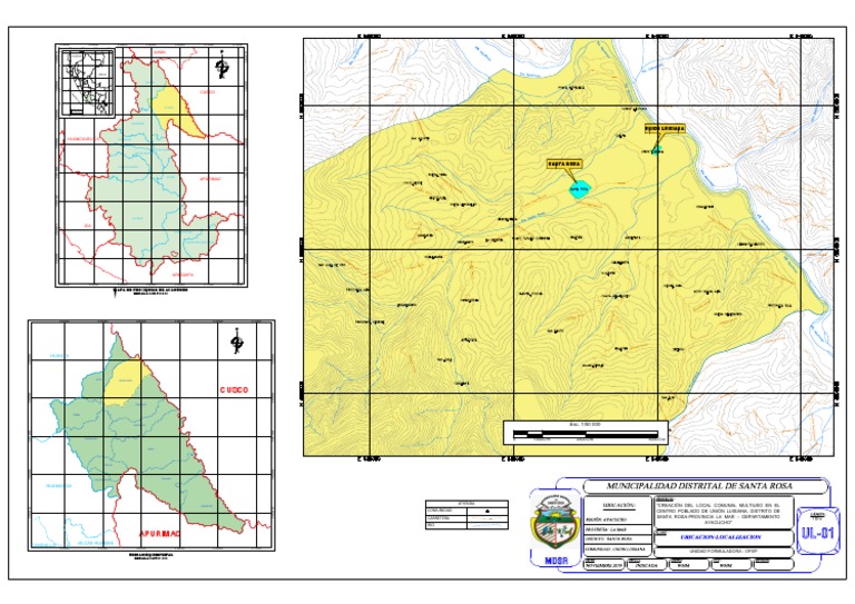 Santa Rosa - Plano de Ubicacion-A2 | PDF