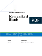 Modul Komunikasi Bisnis (TM14)