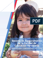 Sistema de Aseguramiento de La Calidad de Educación Parvularia PDF