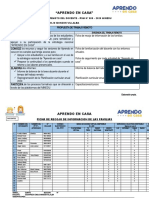 FICHA DE RECOJO DE INFORMACION DE LAS FAMILIAS-5to. A-04-05 DPCC