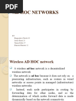 Ad Hoc Networks: BY: Bhagyashree Fulzele 03 Sneha Ghosh 23 Yamini Kothe 27 Namrata Nitnawre 12