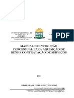 Manual de Instrução Processual para Aqusição de Bens e Contratação de Serviços