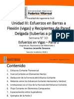 Unidad Iii Semana 10 - Esfuerzos en Vigas - Parte 2