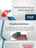 Antecedentes de Una Investigación PDF