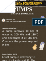 Pumps: (Sample Problems)