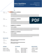 163 Curriculum Vitae para Curriculum Trabajo