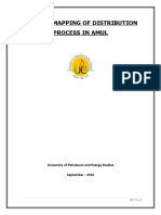 Process Mapping of Distribution Process in Amul: University of Petroleum and Energy Studies September - 2010