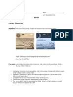 Sound: Objective: at The End of The Activity, Student Will Observe How Sound Waves Refract