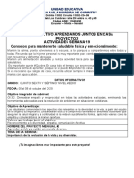 Actividades de La Semana 19