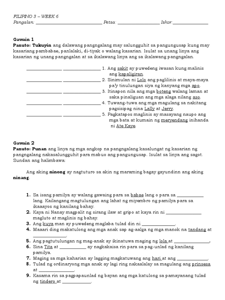 Filipino 3 | PDF