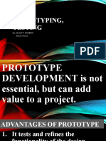 Prototyping, Testing: By: Ar-Jay C. Romero Entrep Teacher