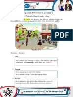 Learning Activity 4 / Actividad de Aprendizaje 4 Evidence: Street Life / Evidencia: Día A Día en Las Calles